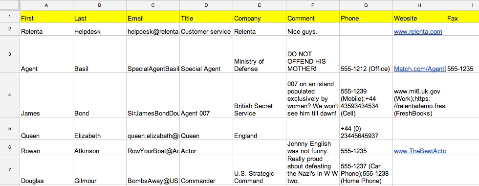 How Do I Import Contacts From A Csv Excel Or Vcard File Relenta